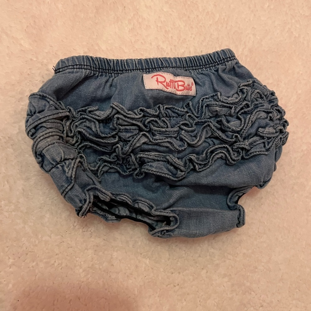 Ruffle butt Jean bloomers